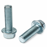 3/8"-16 x 3" Grade 5 Serrated Hex Flange Bolts Zinc Plated