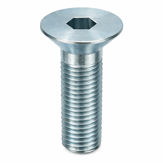 5/16"-18 X 1" Flat Head Cap Screw Coarse Thread Socket Zinc Plated