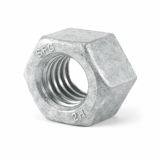 3/4"-10 2H Structural Finished Hex Nuts for A325 Bolts Galvanized