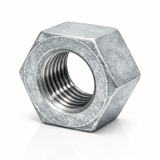 (1900) 3/8"-16 Plain Grade 5 Finished Hex Nuts Unplated Plain / Black Bulk Box