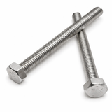 3/4"-10 x 2-1/2" Stainless Steel Hex Cap Screw / Tap Bolt 18-8 / 304