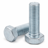 1/2"-13 x 3" Hex Bolt Zinc Plated Grade 5 Cap Screw Partial Thread
