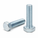 1/2"-13 x 3" Hex Bolt Zinc Plated Grade 5 Cap Screw Partial Thread