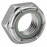 7/16"-14 Hex Jam Nylon Insert Lock nut Nylock Stainless Steel Half Height