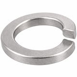 7/16" Regular Standard Split Lock Washers PlaIn FInish / Black