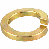 7/16" Regular Standard Split Lock Washers PlaIn FInish / Black