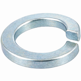 7/16" Regular Standard Split Lock Washers PlaIn FInish / Black