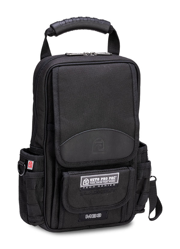 Veto Pro Pac MB3 BLACKOUT - Large Meter Bag, All-black Blackout finish