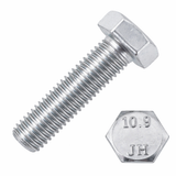 1"-8 x 5-1/2" Stainless Steel Hex Cap Screw Bolt Grade 316 Partial Thread