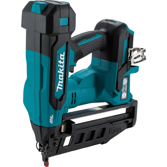 Makita XNB05Z 18V LXT® Lithium‑Ion Brushless Cordless 2‑1/2” Straight Finish Nailer, 16 Ga., Tool Only