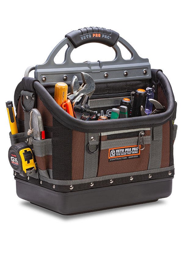 Veto Pro Pac OT-LC - Large Open Top Tool Bag, Waterproof base