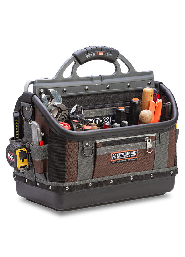 Veto Pro Pac OT-XL - Extra Large Open Top Tool Bag, Waterproof base