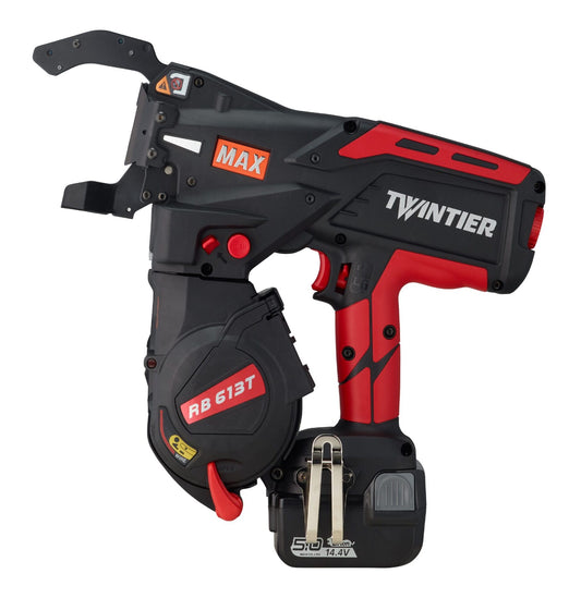 MAX RB613T Rebar Tying Tool #5 x #5 up to #9 x #10 with 19ga wire