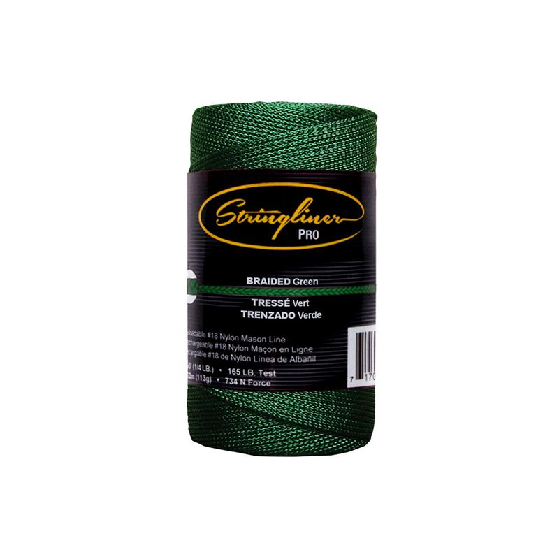 US Tape 35056 #18 Nylon Replacement Roll BRAIDED GREEN 125' - image 2