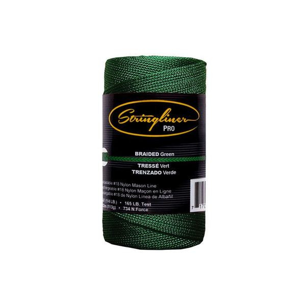 US Tape 35056 #18 Nylon Replacement Roll BRAIDED GREEN 125' - image 3