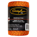 US Tape 35491 #18 Nylon Replacement Roll BRAIDED BLACK/ORANGE 500' - image 3