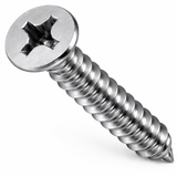 #14 x 3/4" Sheet Metal Screws Stainless Steel Phillips Flat Head