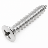 #14 x 2 1/2" Sheet Metal Screws Stainless Steel Pan Head Phillips Drive