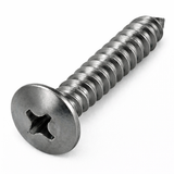 (Qty 2000) #8 x 1-1/4" Truss Head Phillips Sheet Metal Screws Stainless Steel
