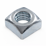 7/16"-14 Zinc Grade 2 Finished Square Nuts