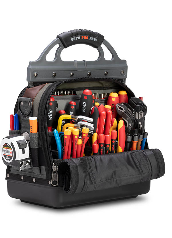 Veto Pro Pac TECH LC - Large Technician Tool Bag, Waterproof base