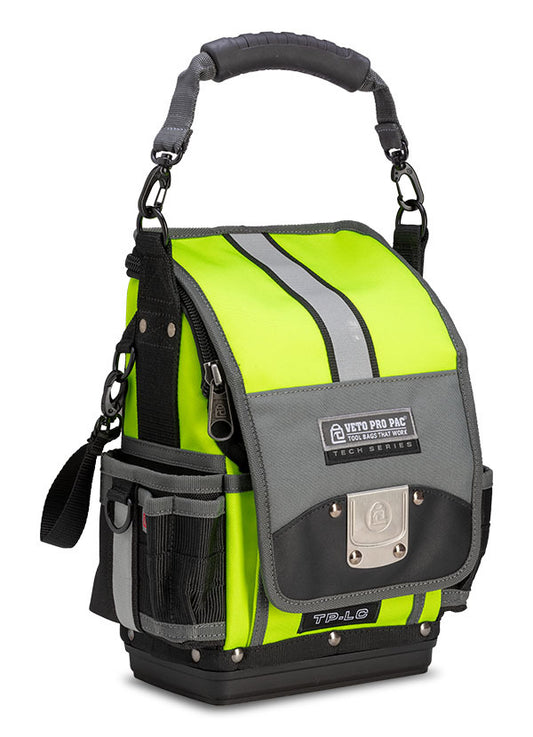 Veto Pro Pac TP-LC HI-VIZ YELLOW - Large Tool Pouch, Waterproof polypropylene base