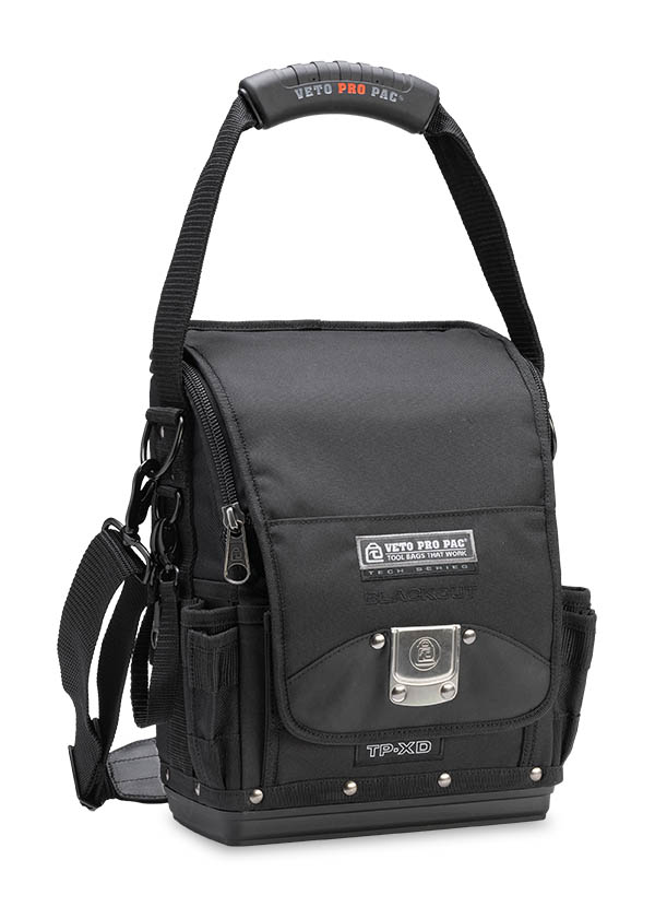 Veto Pro Pac TP-XD BLACKOUT - Wide Tool Pouch, All-black Blackout construction