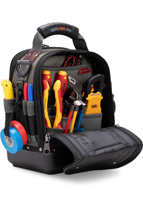 Veto Pro Pac TECH MCT - Compact / Tall Technician Tool Bag, Waterproof base