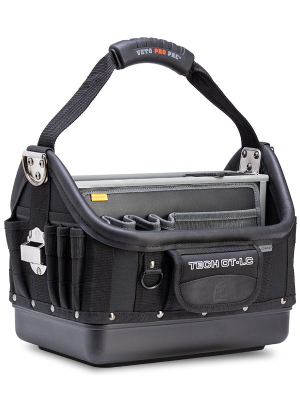 Veto Pro Pac TECH OT-LC BLACKOUT - Large Open Top Tech Tool Bag, V-SWAP panel system