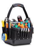 Veto Pro Pac TECH OT-MD BLACKOUT - Open Top Tech Tool Bag, V-SWAP removable pocket panels