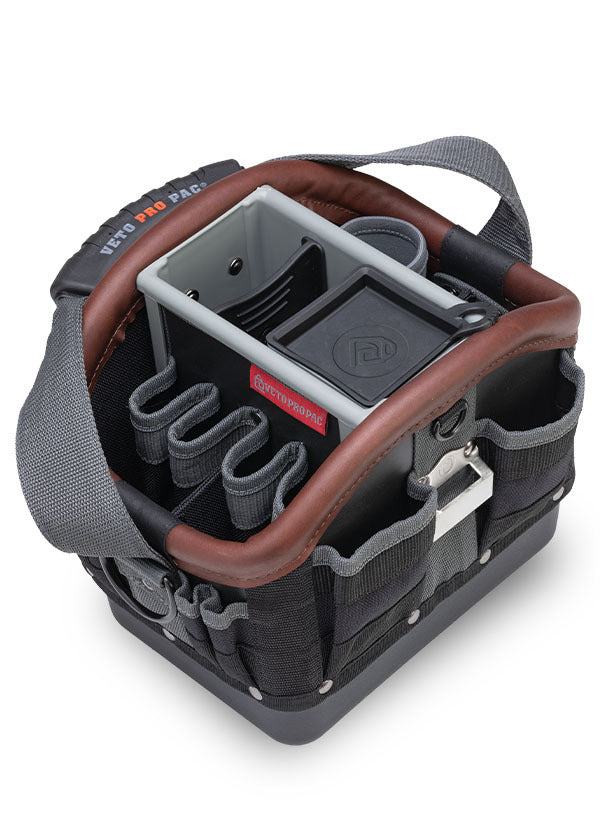 Veto Pro Pac TECH OT-SC - Small Open Top Tech Tool Bag, Waterproof base