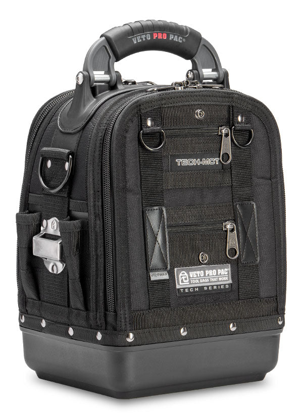 Veto Pro Pac TECH MCT BLACKOUT - Compact / Tall Technician Tool Bag, V-SWAP panel system