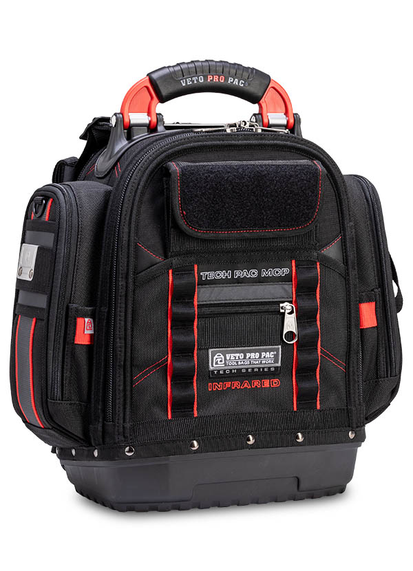 Veto Pro Pac TECH PAC MCP INFRARED - Compact Backpack Tool Bag, V-SWAP tool and meter panels included