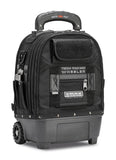 Veto Pro Pac TECH PAC MC WHEELER BLACKOUT - Compact Wheeled Backpack Tool Bag, Waterproof wheeled base
