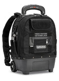 Veto Pro Pac TECH PAC MC WHEELER BLACKOUT - Compact Wheeled Backpack Tool Bag, Waterproof wheeled base
