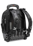 Veto Pro Pac TECH PAC MC WHEELER BLACKOUT - Compact Wheeled Backpack Tool Bag, Waterproof wheeled base