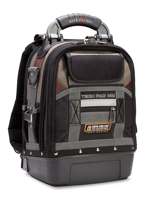 Veto Pro Pac TECH PAC MC - Compact Backpack Tool Bag, Waterproof polypropylene base