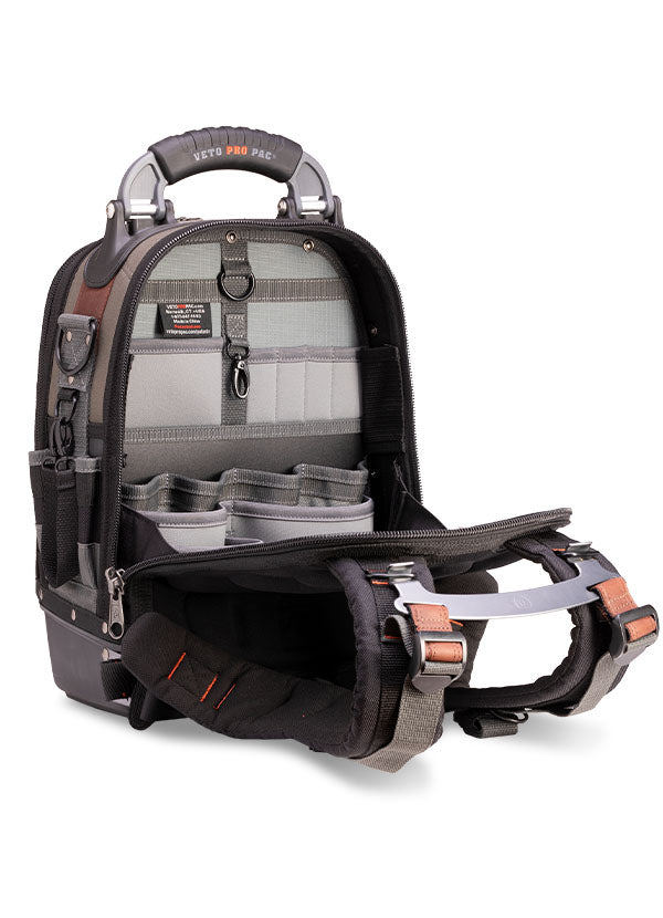 Veto Pro Pac TECH PAC MC - Compact Backpack Tool Bag, Waterproof polypropylene base