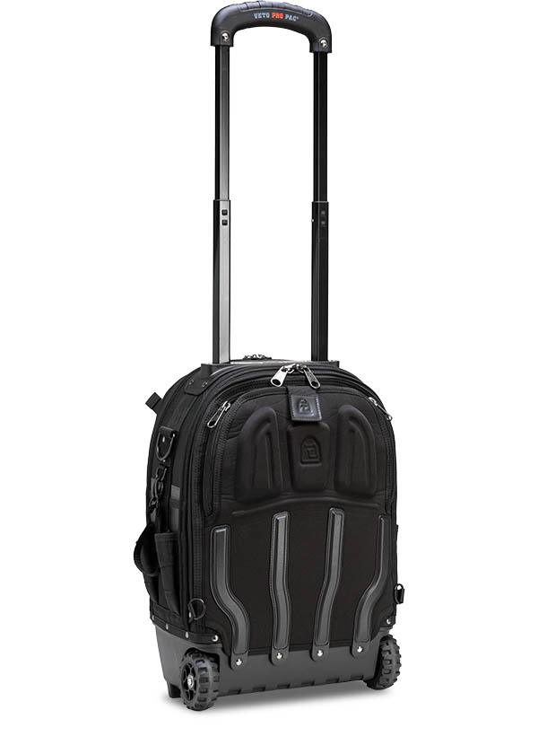 Veto Pro Pac TECH PAC WHEELER BLACKOUT - Wheeled Backpack Tool Bag, Waterproof base