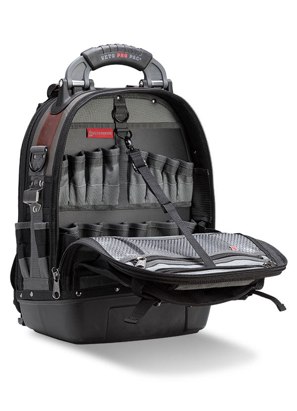 Veto Pro Pac TECH PAC - Backpack Tool Bag, Waterproof injection-molded base