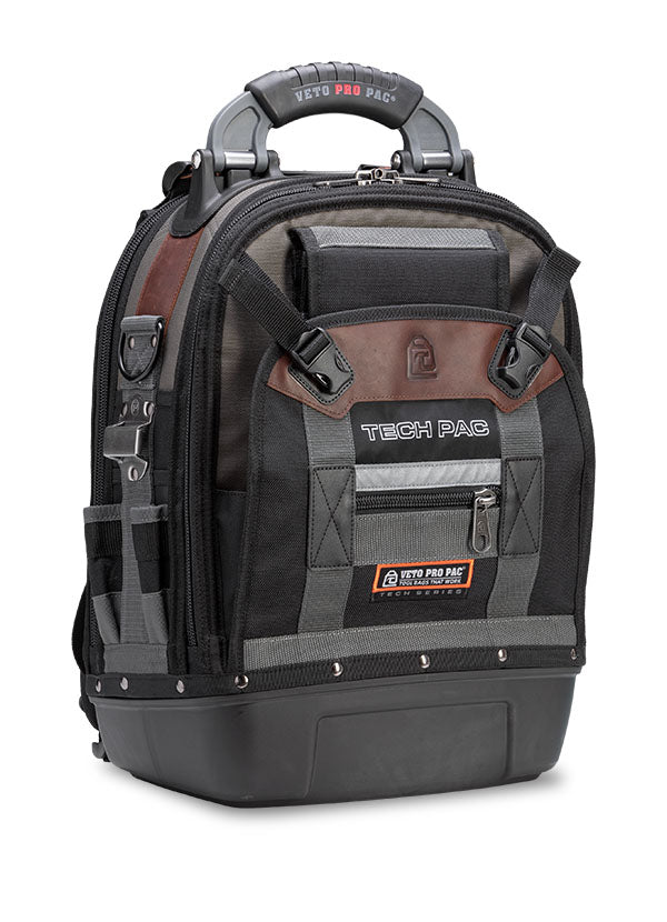 Veto Pro Pac TECH PAC - Backpack Tool Bag, Waterproof injection-molded base