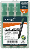 Pica 991/36 VISOR Luminescent Permanent Marker Refill, Green (4-Pack)