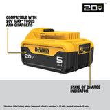 DEWALT, DCB205, Battery, 20V, 5 Ah, Lithium-Ion, Compatible with 20V MAX Tools