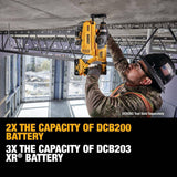 DEWALT, DCB206, Battery, 20V MAX, 6 Ah, Lithium Ion, Yellow/Black