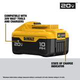 DEWALT, DCB210, Battery, 20V, 10 Ah, Lithium Ion, Cordless