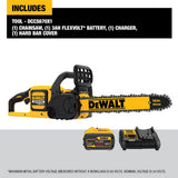 DEWALT, DCCS670X1, Chainsaw, 60V, 3 Ah, Brushless, 16 in, Cordless, Tool-Free Tensioning