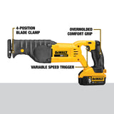 DeWalt DCS380P1 20V MAX Lithium Ion Reciprocating Saw Blade Kit With 5.0 Ah Battery