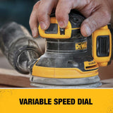 DeWalt DCW210P1 20V Max* XR 5" Cordless Random Orbital Sander Kit