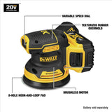 DeWalt DCW210P1 20V Max* XR 5" Cordless Random Orbital Sander Kit