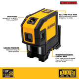 DeWalt DW0851 Self Leveling Spot Beams And Horizontal Line